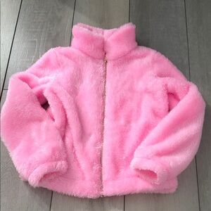 GUC Lilly Pulitzer Girls Idalene Sherpa Jacket Size M (6-7)